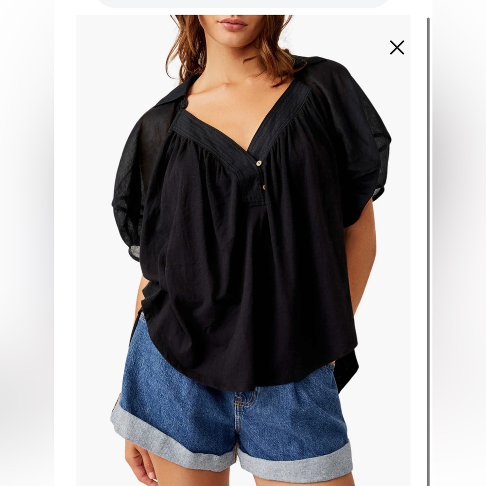 Nordstrom Black Blouse